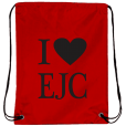 Mochila I Love EJC Oxford Vermelha