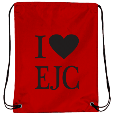 Mochila I Love EJC Oxford Vermelha