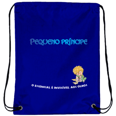 Mochila Pequeno Príncipe Oxford Azul Royal