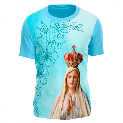 Camisa Nossa Senhora de Fátima Frente Total