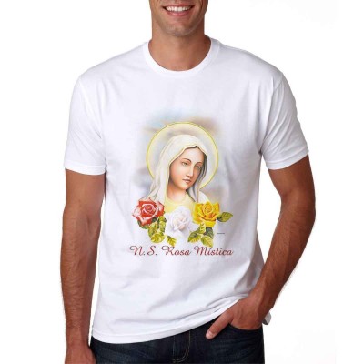 Camisa Nossa Senhora da Rosa Mística Tradicional