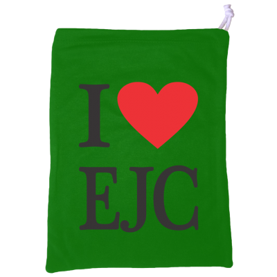 Sacolinha I Love EJC Verde Escuro