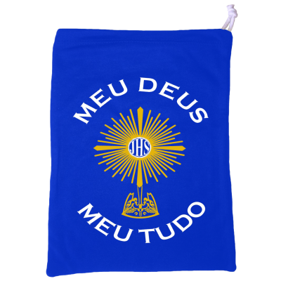 Sacolinha Meu Deus Meu Tudo Azul