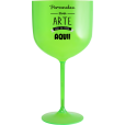 Taça Gin Verde Neon