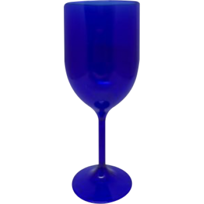 Taça de Vinho Azul Royal