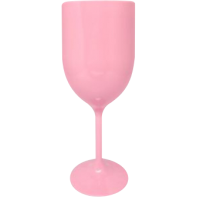 Taça de Vinho Rosa Bebê